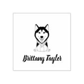 Tampons Encreurs Chien blanc et noir (Impression)