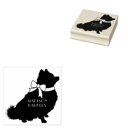 Tampons Encreurs Chien Chien Chien Poméranie (Tamponné)