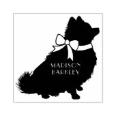 Tampons Encreurs Chien Chien Chien Poméranie (Impression)