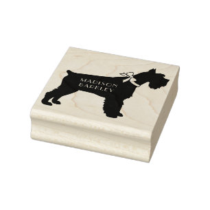 Tampons Encreurs Chien chiot Schnauzer Miniature