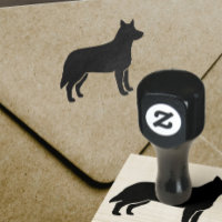 Chien de bétail australien Silhouette Heeler