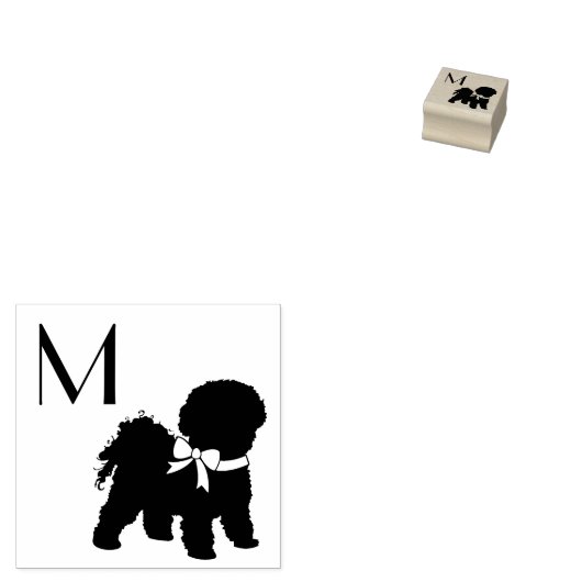 Tampons Encreurs Chien de Bichon Frise Puppy (Tamponné)