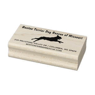 Tampons Encreurs Chien de Boston Terrier