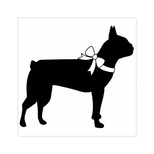 Tampons Encreurs Chien de Boston Terrier Puppy (Impression)