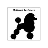 Tampons Encreurs Chien de chiot de caniche personnalisé (Impression)