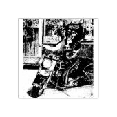 Tampons Encreurs Chien de moto (Impression)