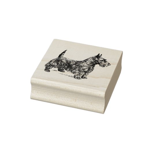 Tampons Encreurs Chien de race écossaise Terrier (Tampon)