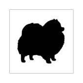 Tampons Encreurs Chien de race Poméranienne Silhouette (Impression)