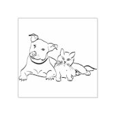 Tampons Encreurs Chien et chat (Impression)
