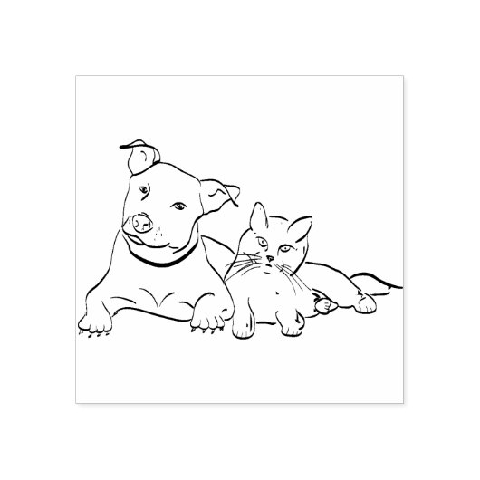 Tampons Encreurs Chien et chat (Impression)