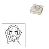 Tampons Encreurs Chien frigorifique avec Bubblegum Funny Beagle (Tamponné)