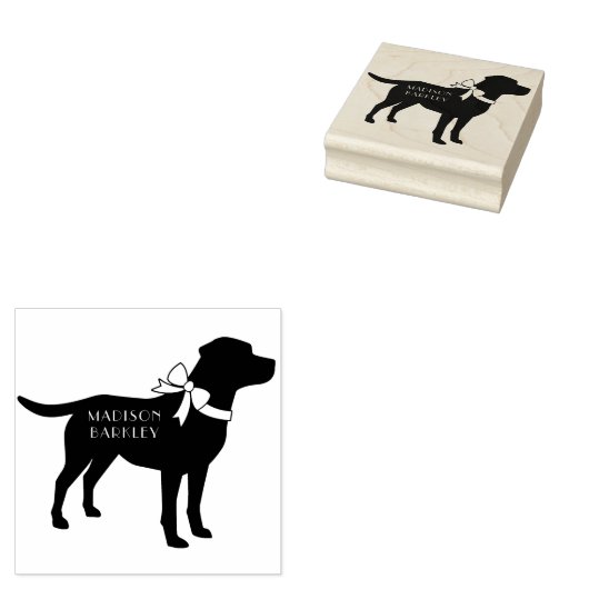 Tampons Encreurs Chien Labrador Black Lab Puppy (Tamponné)