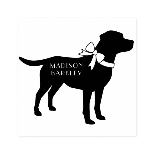 Tampons Encreurs Chien Labrador Black Lab Puppy (Impression)