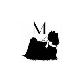 Tampons Encreurs Chien maltais chiot (Impression)