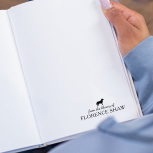 Tampons Encreurs Chien minimaliste de la bibliothèque de, livre