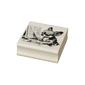 Tampons Encreurs Chihuahua Artiste No 3 Timbre en caoutchouc (Tampon)