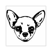 Tampons Encreurs Chihuahua dog face silhouette (Impression)
