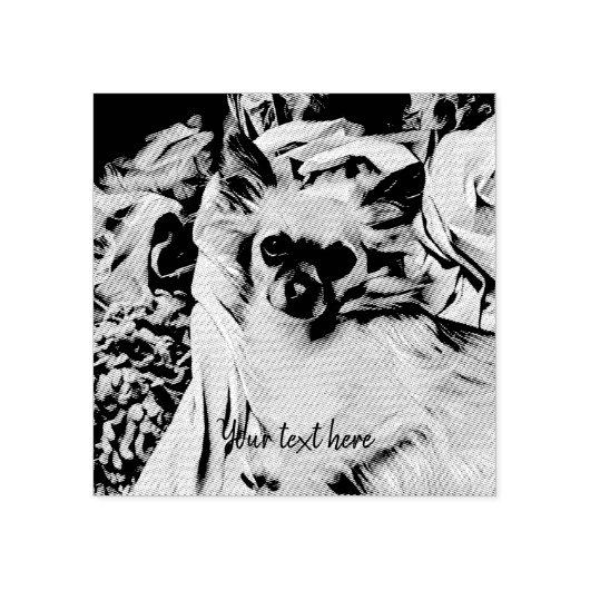 Tampons Encreurs Chihuahua puissance personnalisée (Impression)