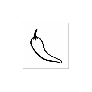 Tampons Encreurs Chili Pepper Gardening Vegetable Style Lino-cut