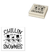 Tampons Encreurs Chillin avec mes snowmies  (Tamponné)