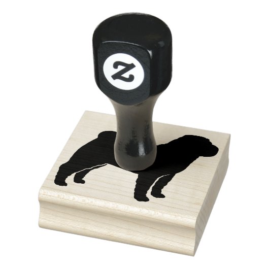 Tampons Encreurs Chinois Shar Pei Chien race Silhouette (Tampon)