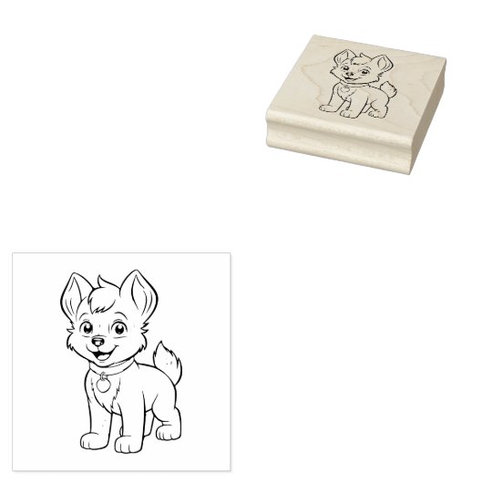 Tampons Encreurs Chiot (Tamponné)