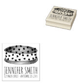 Tampons Encreurs Chipwich Cookie Ice Cream Sandwich Adresse du alim (Tamponné)