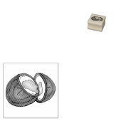 Tampons Encreurs Chocolat Crème Oeuf Pâques Panier Candy (Tamponné)