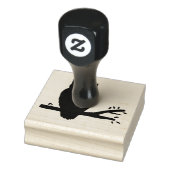 Tampons Encreurs Chouette de nuit éffrayante Silhouette (Tampon)