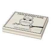 Tampons Encreurs Chouette mignonne, Affaires sur mesure, grande (Tampon)