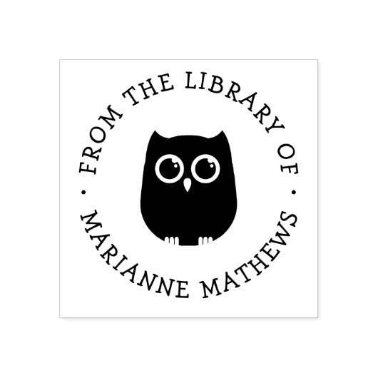 Tampons Encreurs Chouette Mignonne De la Bibliothèque de  Ajouter u (Impression)