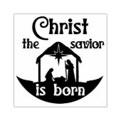 Tampons Encreurs Christ Nativité Noël Carré religieux Wood (Impression)