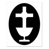 Tampons Encreurs Christening baptiser silhouette motif (Impression)