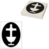 Tampons Encreurs Christening baptiser silhouette motif (Tamponné)