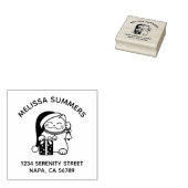 Tampons Encreurs Christmas Cat Arch Address (Tamponné)