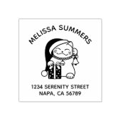 Tampons Encreurs Christmas Cat Arch Address (Impression)