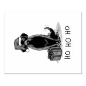 Tampons Encreurs Christmas Père Noël Black Labrador Retriever Cute (Impression)