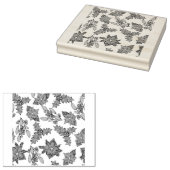 Tampons Encreurs Christmas plants pattern (Tamponné)