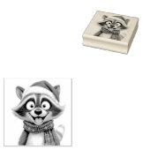 Tampons Encreurs Christmas Raccoon (Tamponné)