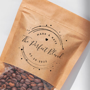 Tampons Encreurs Circulaire moderne Le mariage parfait mariage Fave