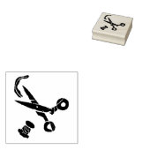 Tampons Encreurs Ciseaux Ciseaux Artisanat Stationery Bois Art Timb (Tamponné)