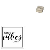 Tampons Encreurs Citation motivationnelle Good Vibes uniquement Aff (Tamponné)