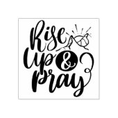 Tampons Encreurs Citation religieuse chrétienne Monter et Prier Noi (Impression)