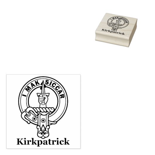 Tampons Encreurs Clan Kirkpatrick Crest (Tamponné)