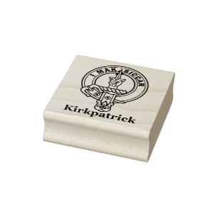 Tampons Encreurs Clan Kirkpatrick Crest Rubber Stamp