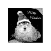 Tampons Encreurs Clara Claus Groundhog Timbre en caoutchouc de Noël (Impression)