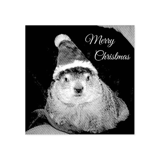 Tampons Encreurs Clara Claus Groundhog Timbre en caoutchouc de Noël (Impression)