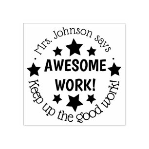 Tampons Encreurs Classe de l'enseignant Orthographe étoile devoirs