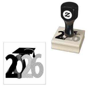 Tampons Encreurs Classe Grey, Black and Silver de 2026 Graduation