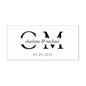 Tampons Encreurs Classé, minimal, monogramme (Impression)